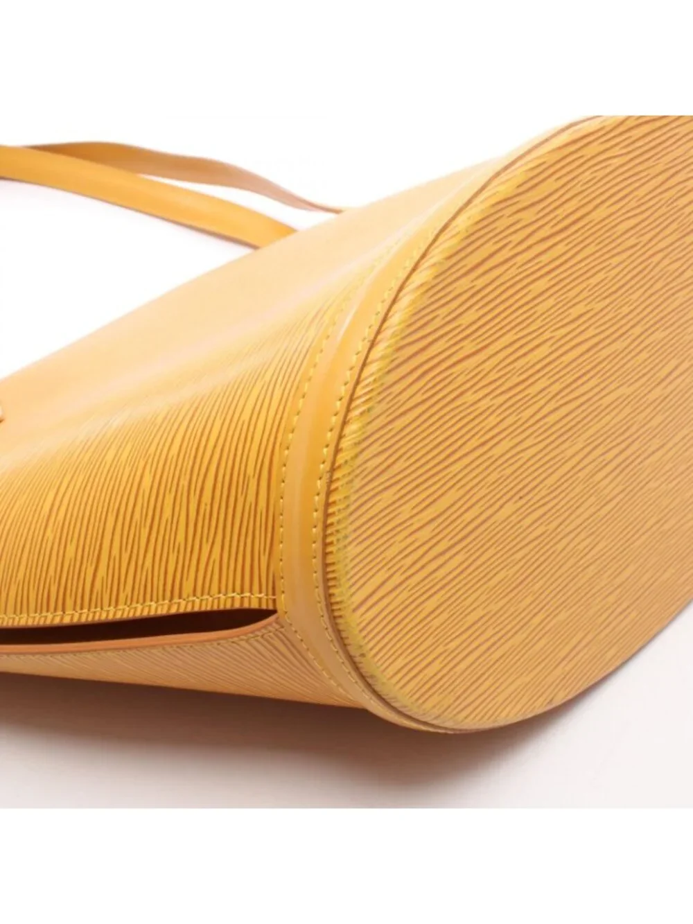 Louis Vuitton Shoulder Bag Saint Jacques Shopping Tassili Yellow Leather